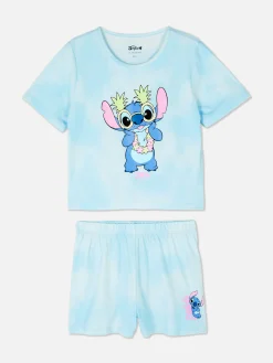 Pijama Tie-dye De Manga Corta De Stitch De Disney