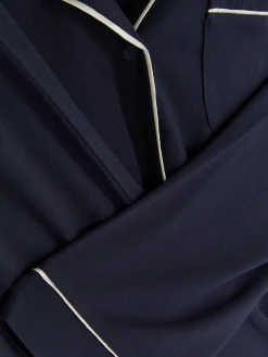 Pijamas De Punto De Manga Larga Y Corte Boyfriend