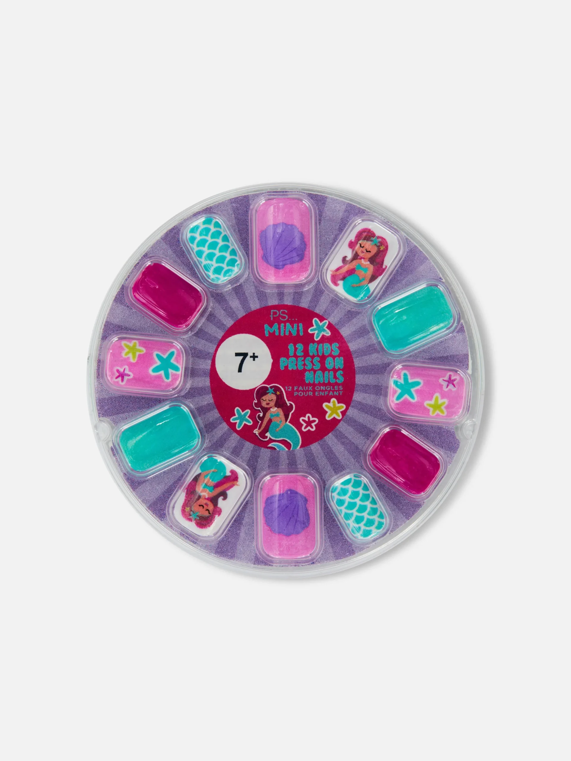 Pintalabios Mate Miniuñas Postizas A Presión Con Sirenas