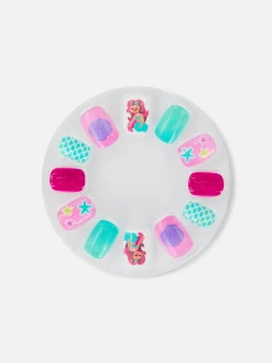 Pintalabios Mate Miniuñas Postizas A Presión Con Sirenas