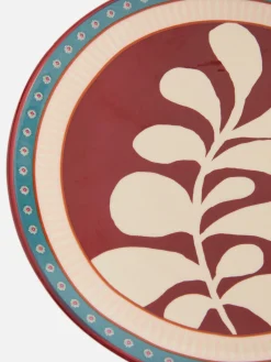 Plato Auxiliar Con Diseño Floral