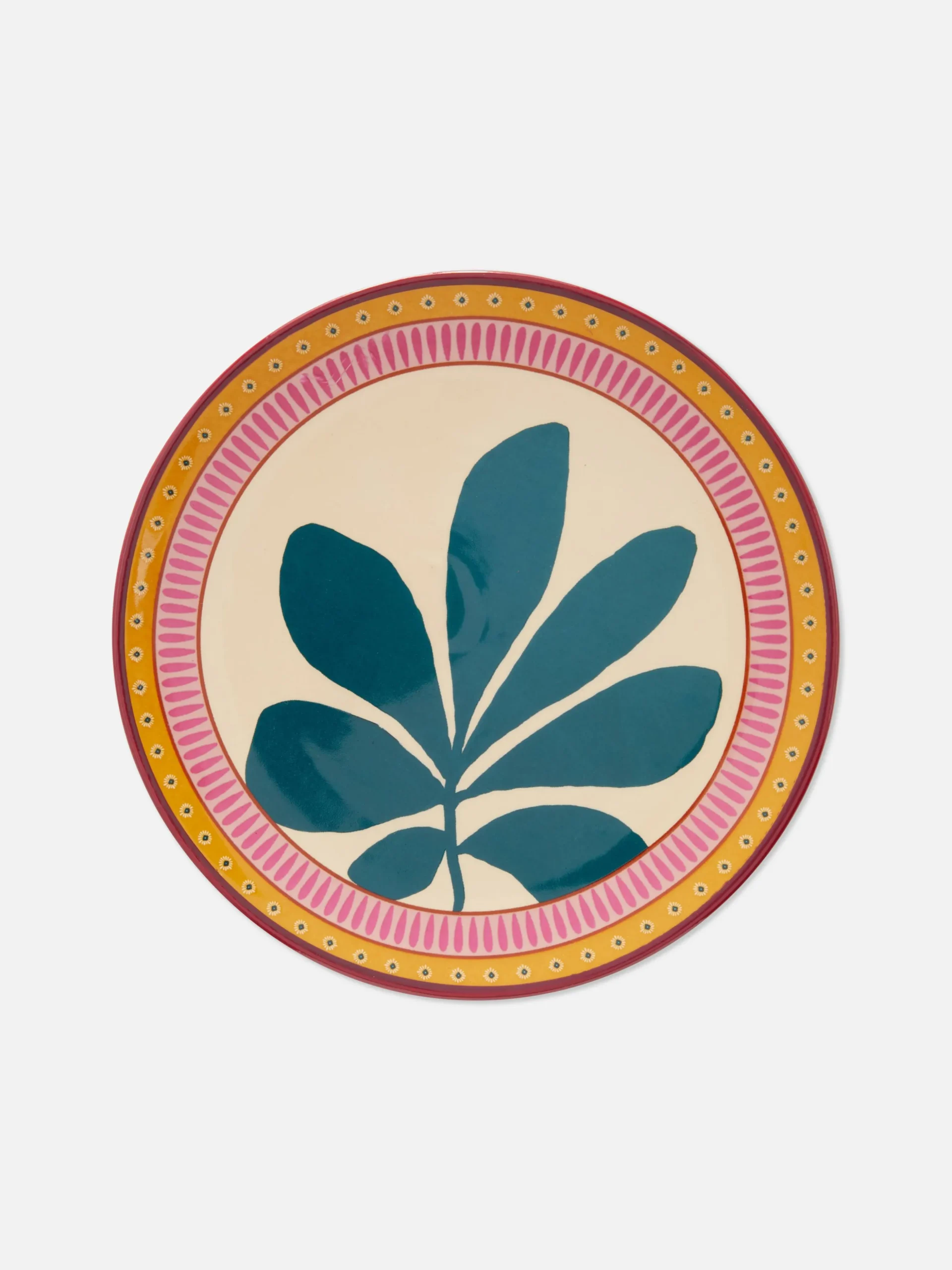 Plato Auxiliar Con Diseño Floral