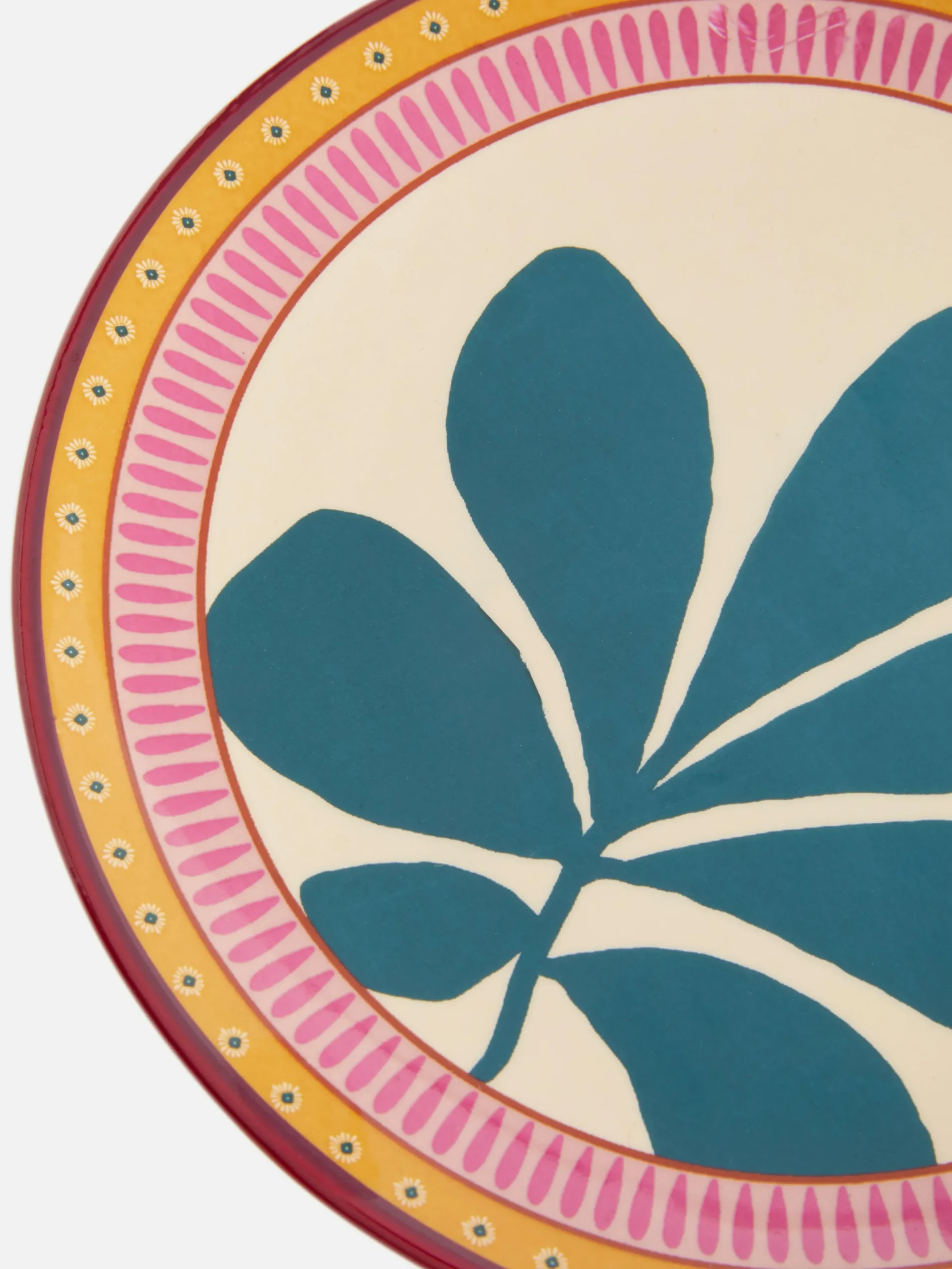 Plato Auxiliar Con Diseño Floral