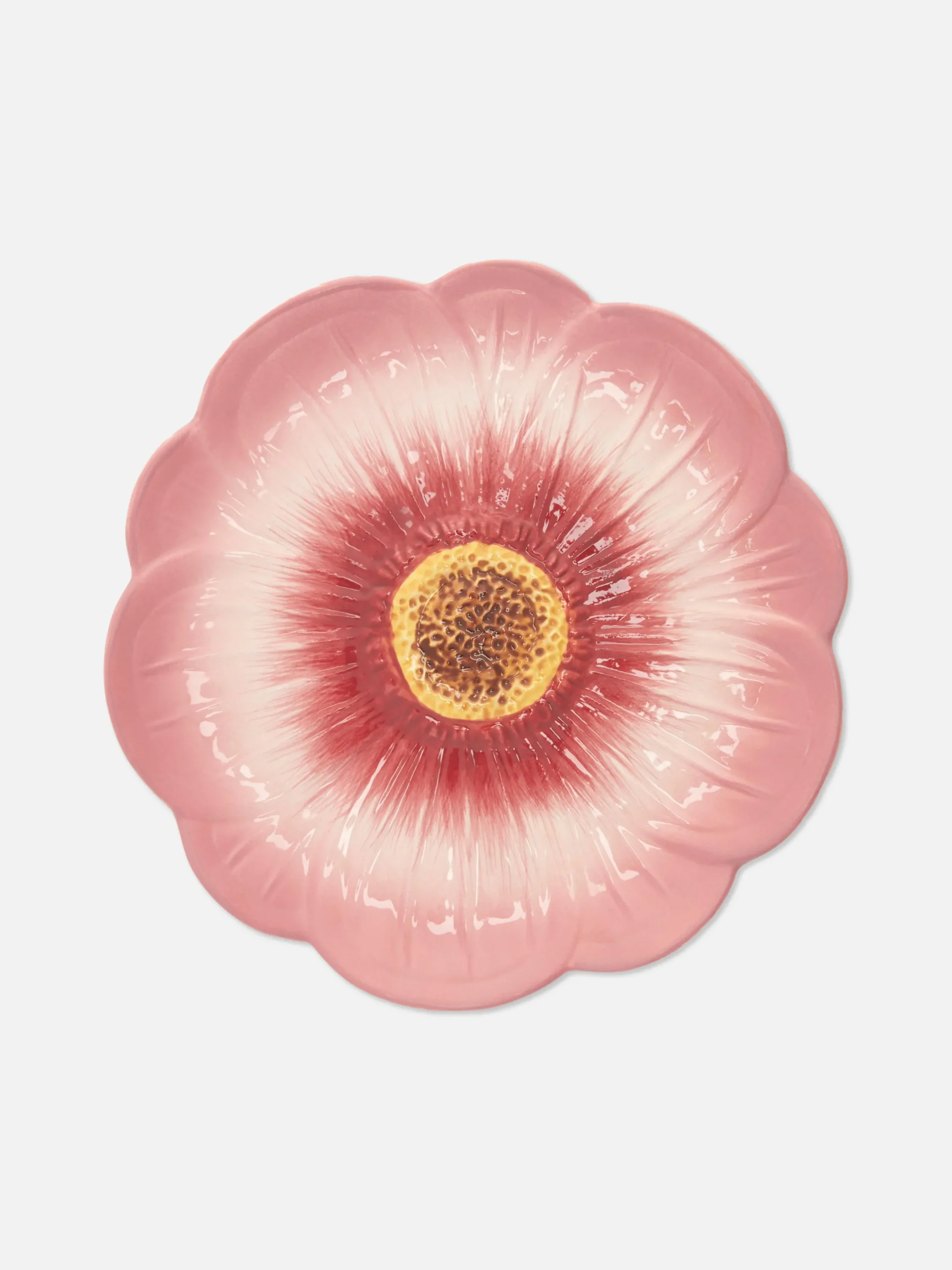 Plato Auxiliar Con Textura Y Forma De Flor