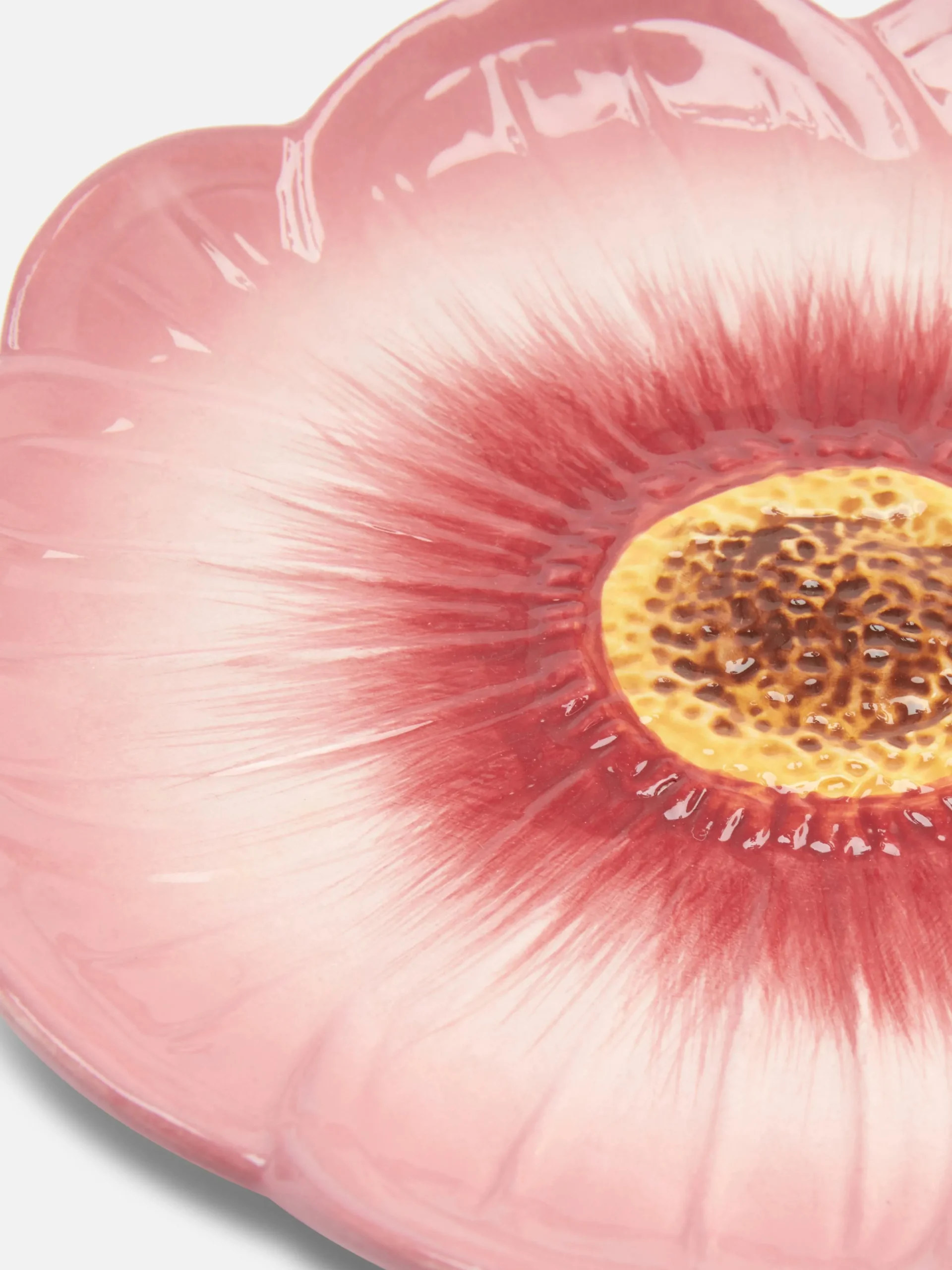 Plato Auxiliar Con Textura Y Forma De Flor