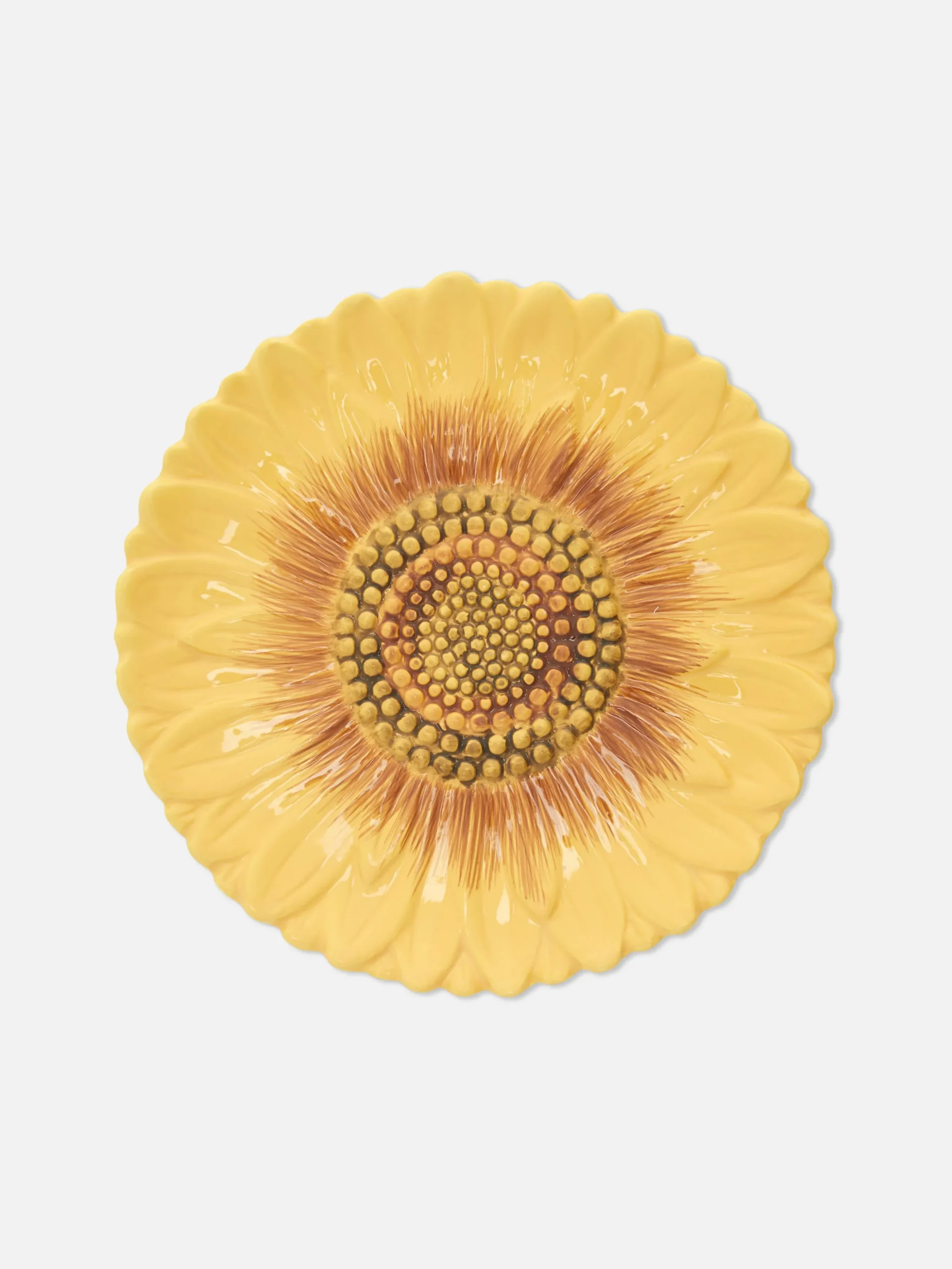 Plato Auxiliar Con Textura Y Forma De Flor