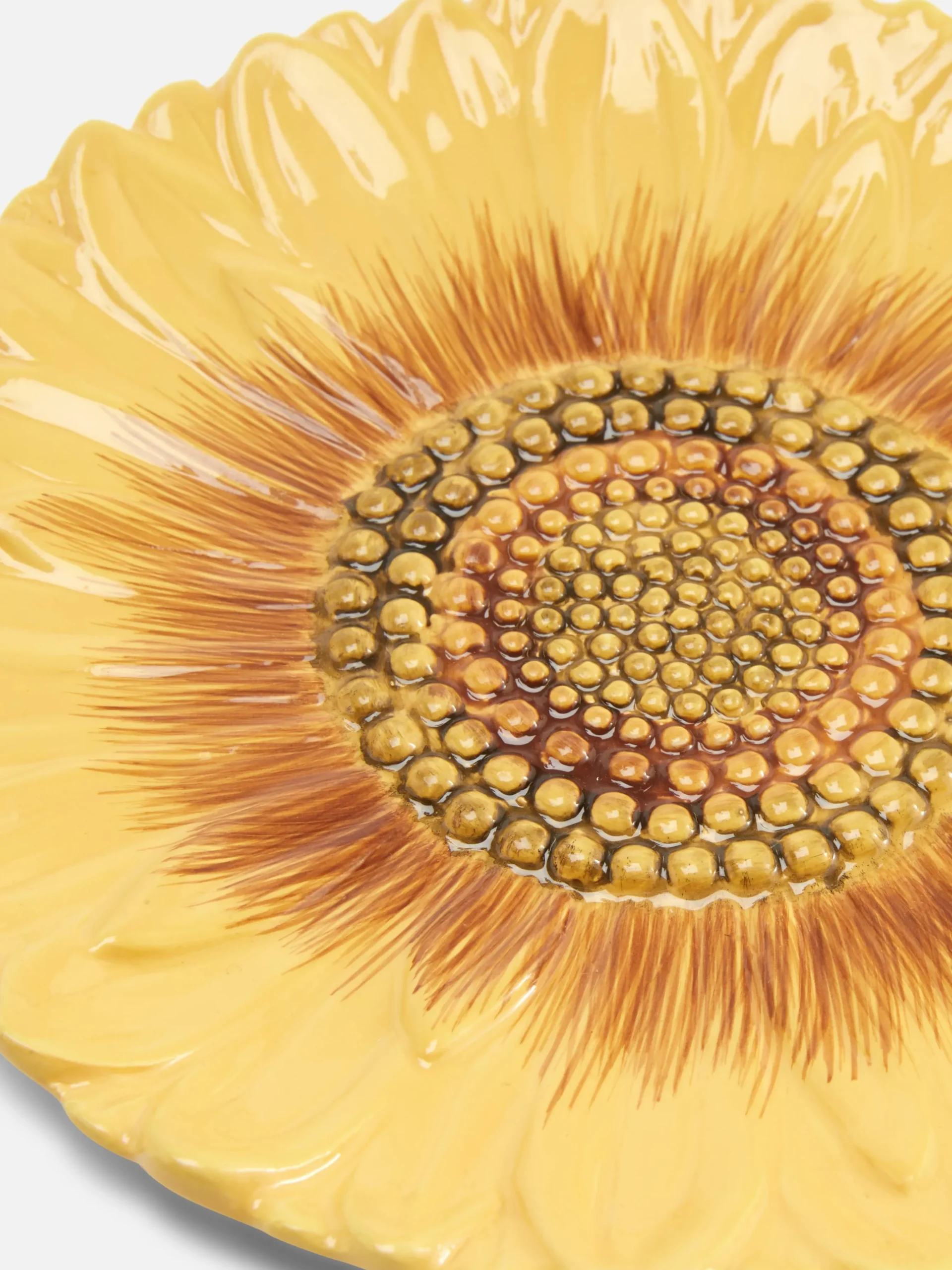 Plato Auxiliar Con Textura Y Forma De Flor