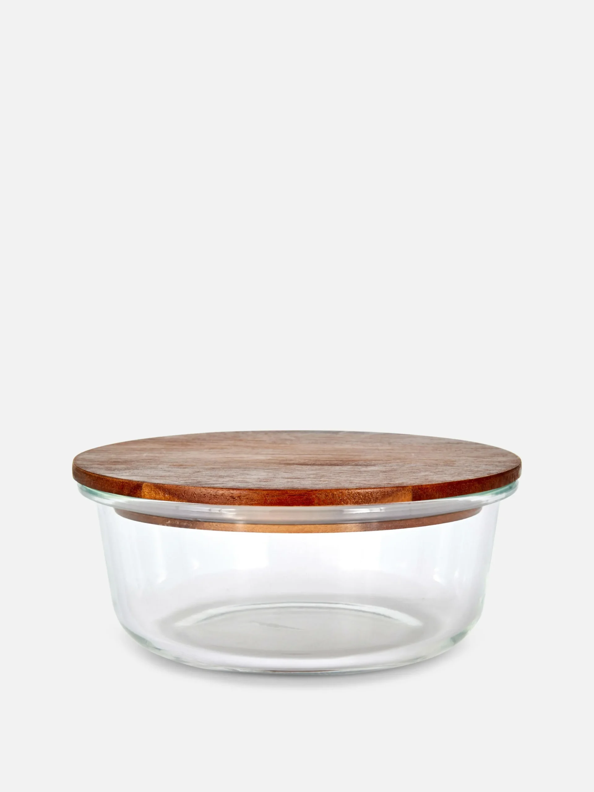 Recipiente De Almacenaje De Vidrio Redondo