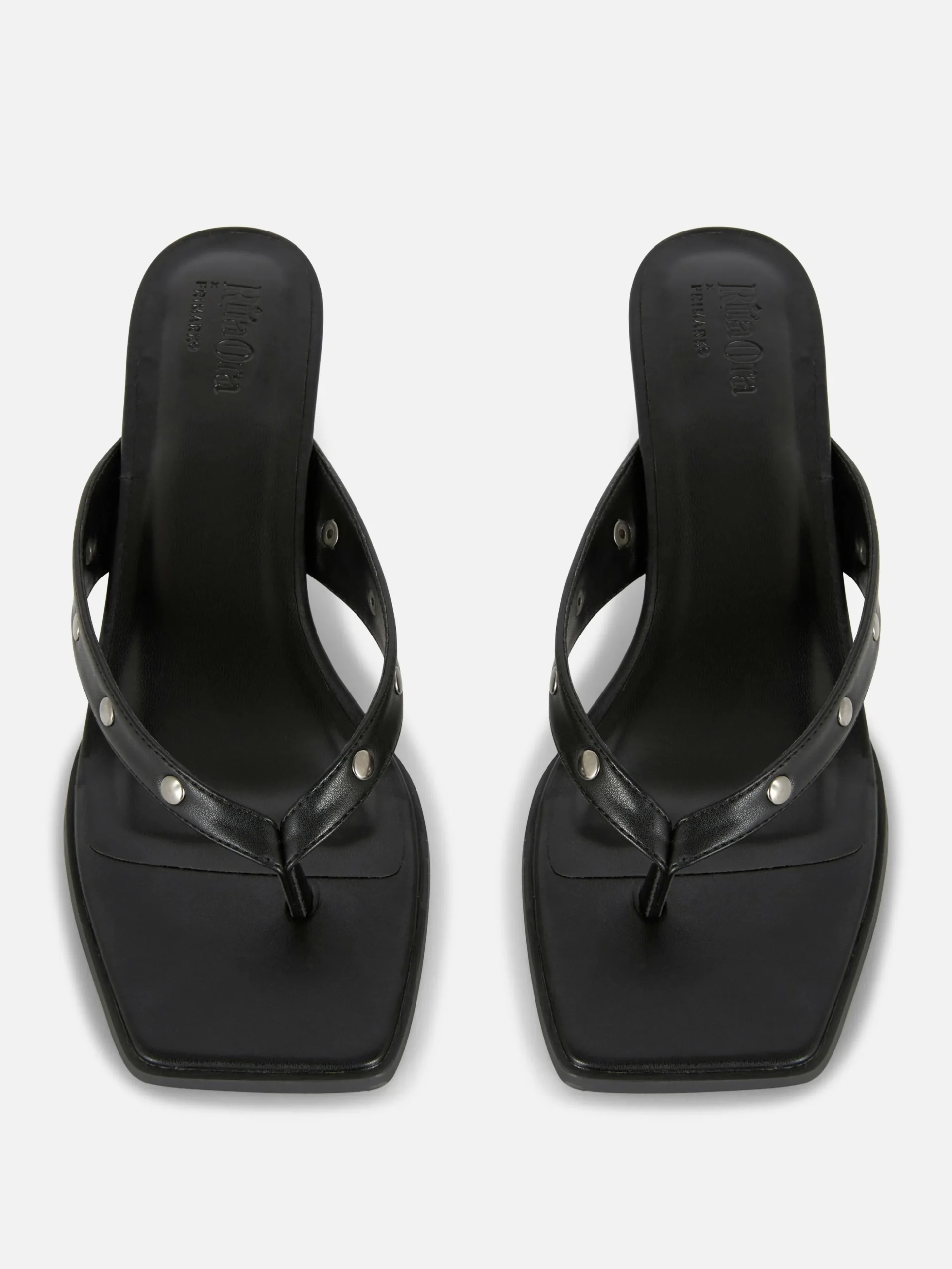 Sandalias De Piel Sintética Con Tachuelas Rita Ora