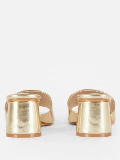 Sandalias De Tacón Grueso