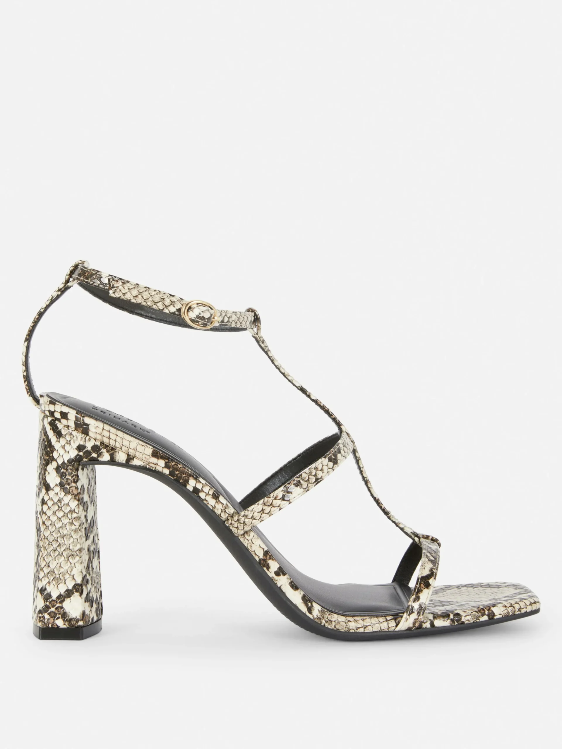 Sandalias En Con Tira En «T» Y Tacón De Rita Ora