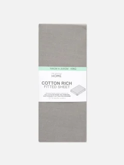 Sábana Bajera Ajustable Para Cama King