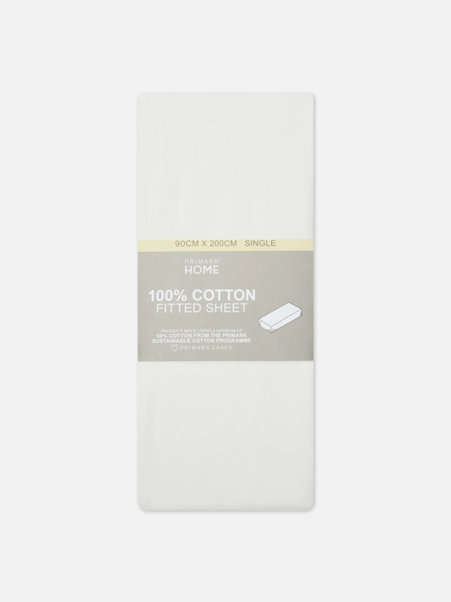 Sábana Bajera Individual De Algodón