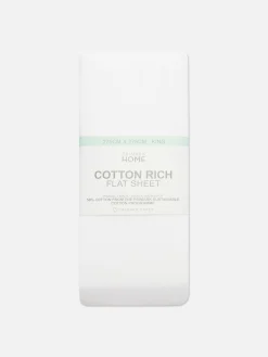 Sábana Encimera De Algodón Para Cama King Size