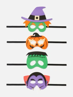 Set De 4 Máscaras De Halloween