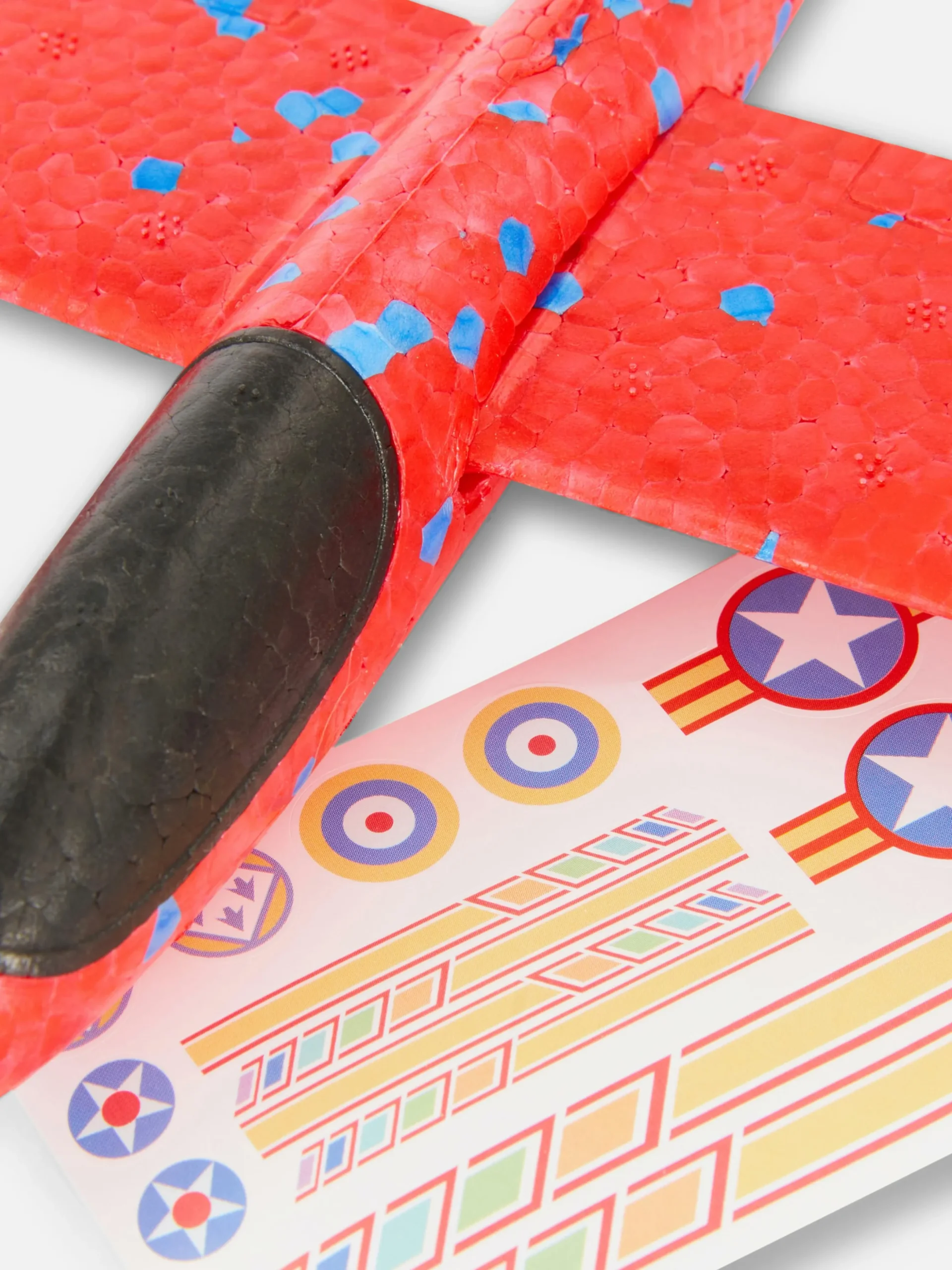 Set De Avión De Juguete Y Pegatinas