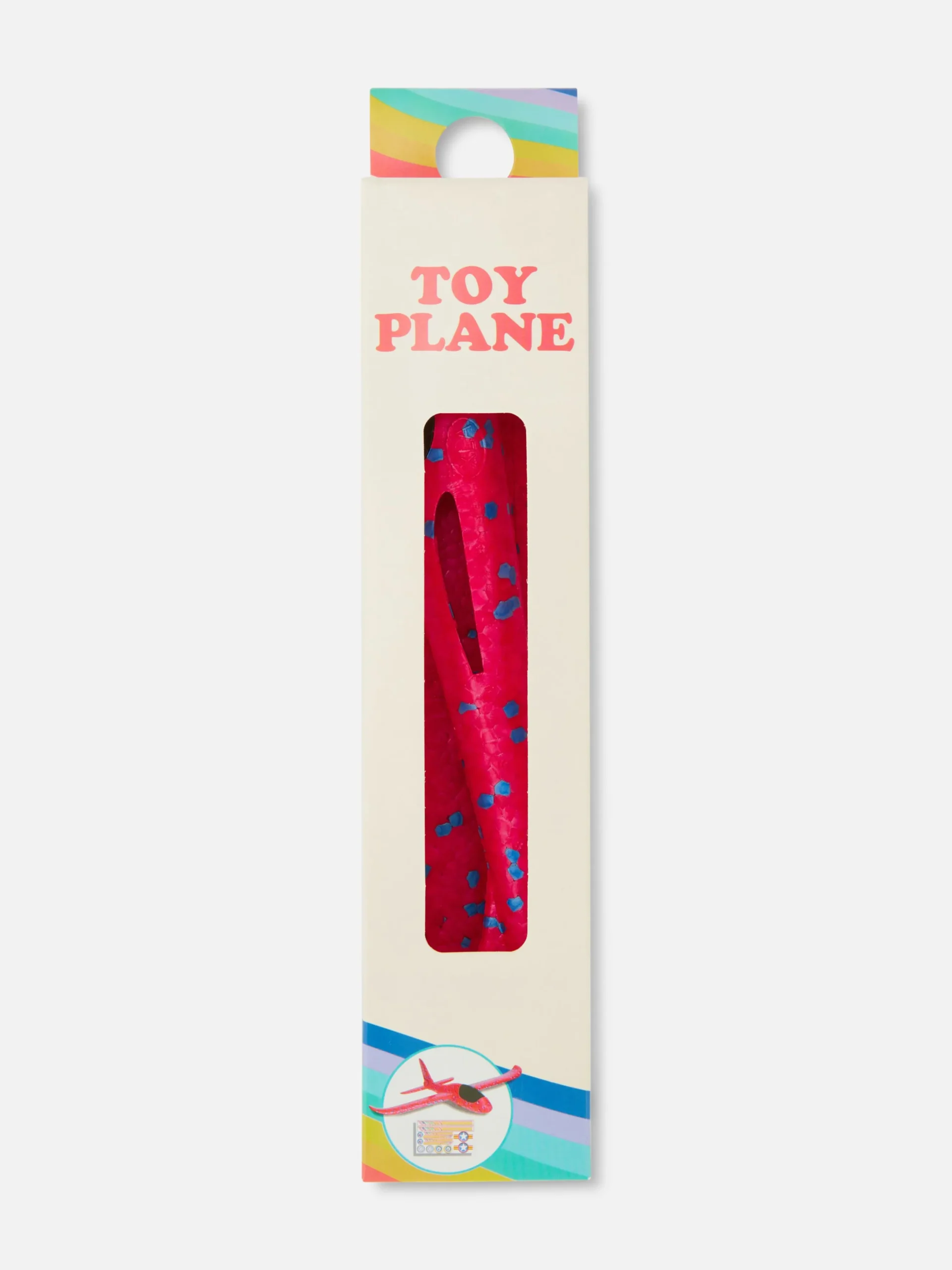 Set De Avión De Juguete Y Pegatinas