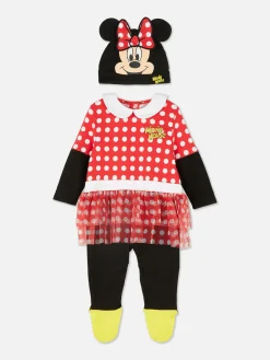 Set De Gorrito Y Pijama De Minnie Mouse De Disney