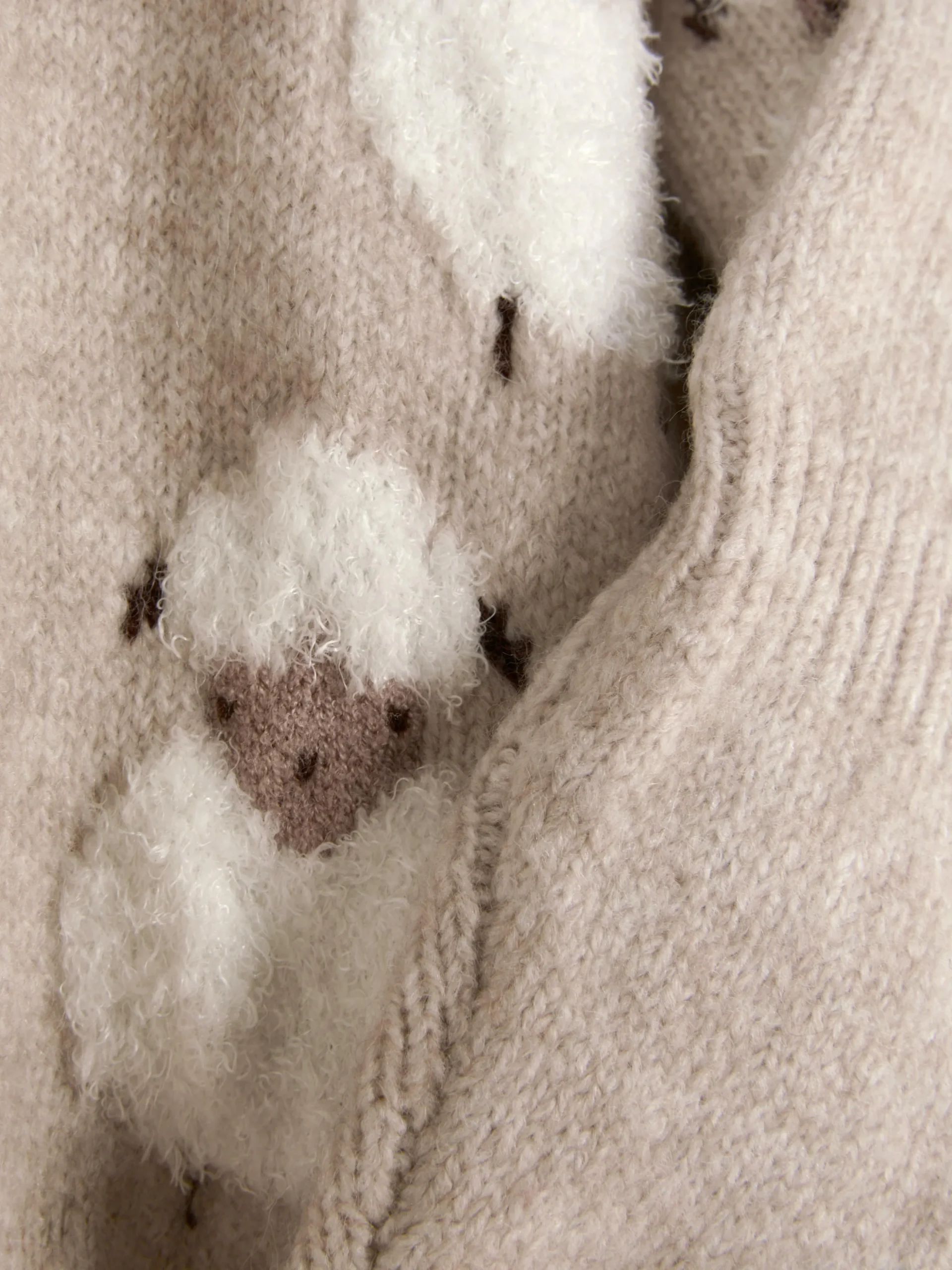 Set De Jersey De Punto Y Leggings Con Ovejas