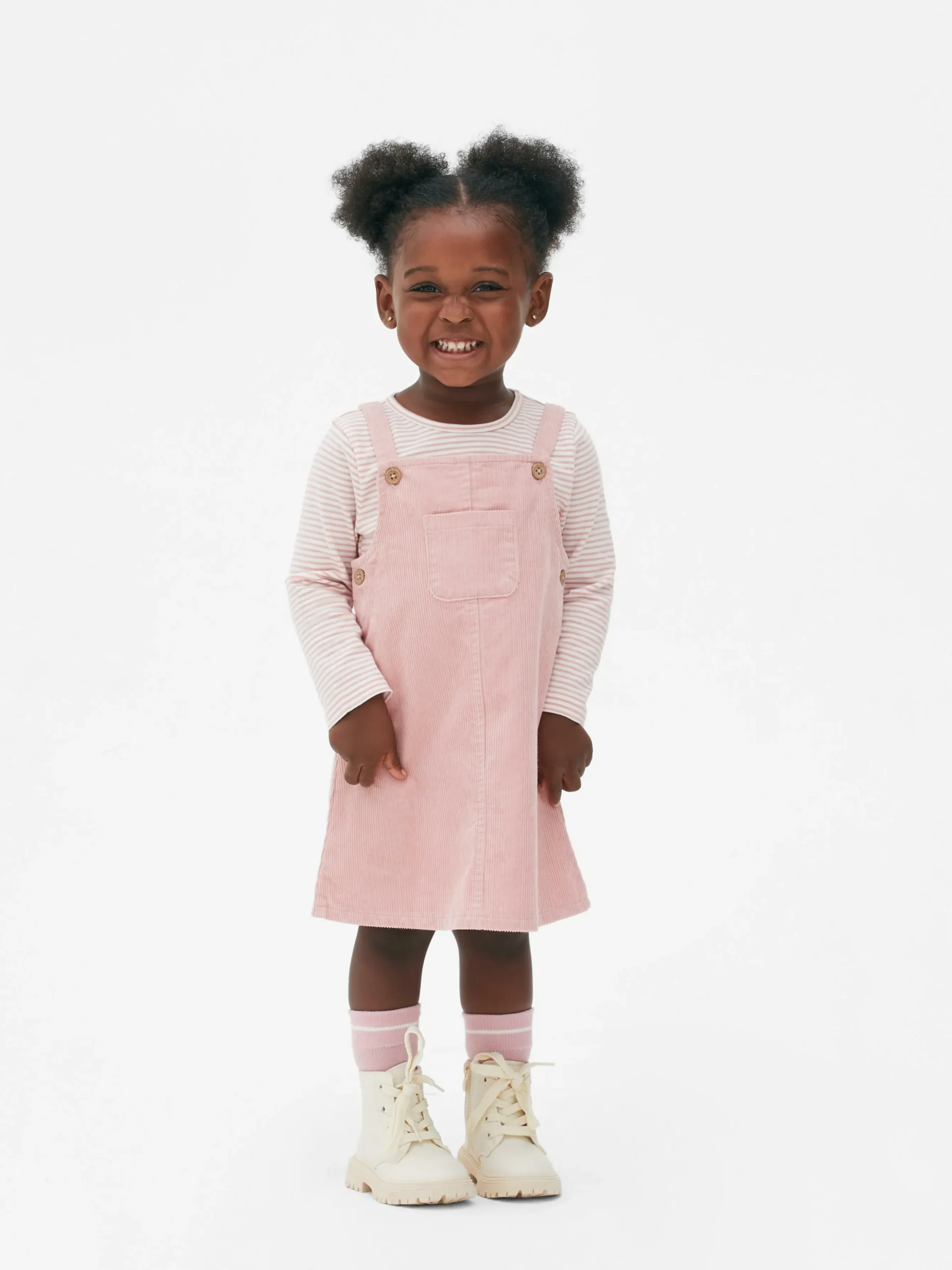 Set De Pichi De Pana Y Camiseta A Rayas