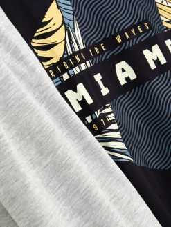 Set De Pijama De Pantalones Cortos Y Camiseta