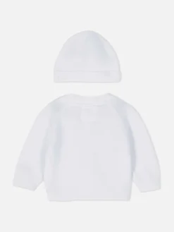 Set De Rebeca Y Gorro Para Bebé