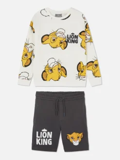 Set De Sudadera Y Pantalones Cortos A Juego De Simba