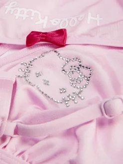 Set De Sujetador Y Tanga Con Strass De Hello Kitty