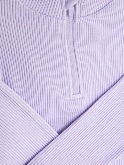 Set De Top Acanalado Sin Costuras Y Leggings