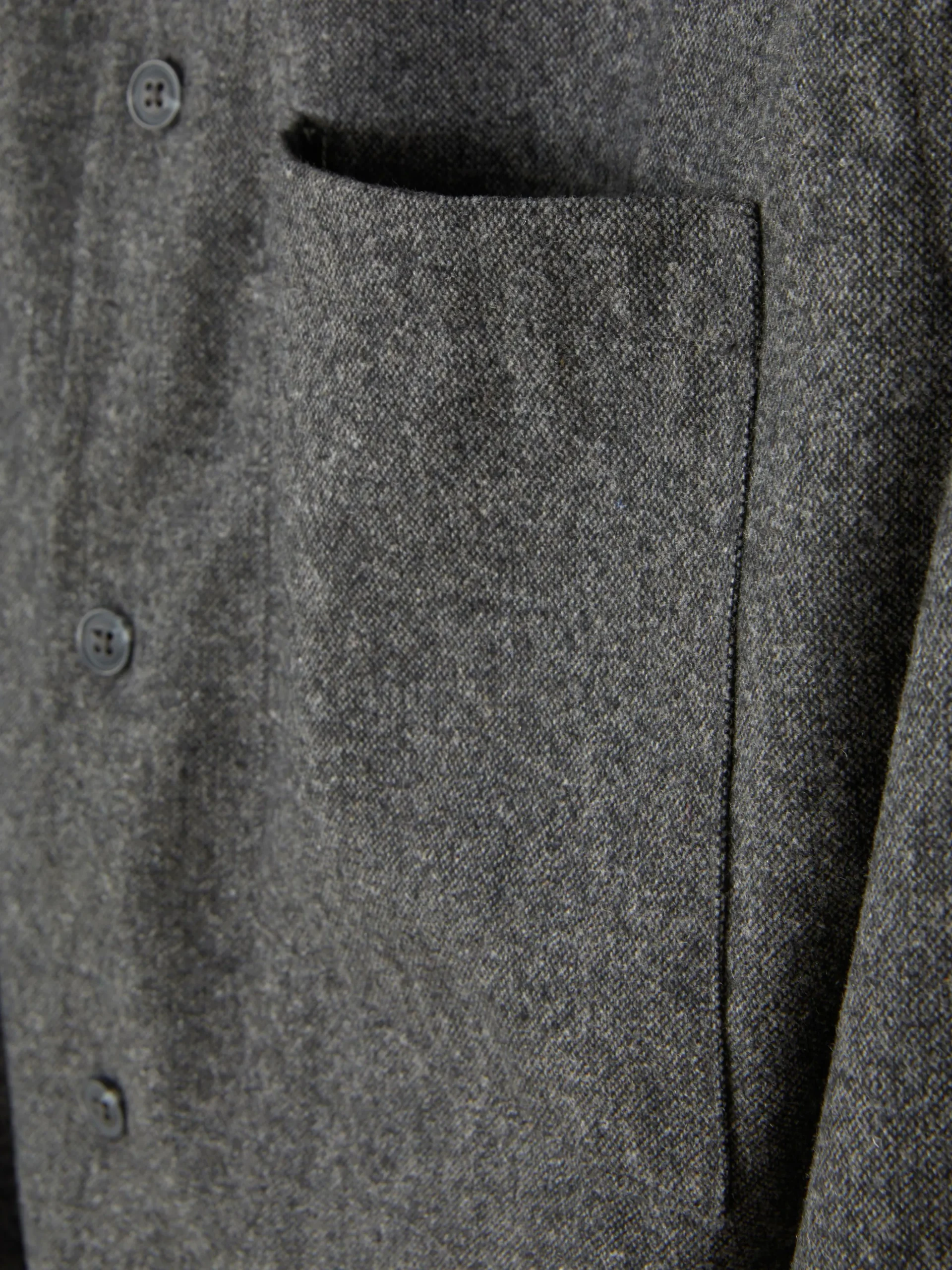 Sobrecamisa Con Bolsillo De Parche De Kem