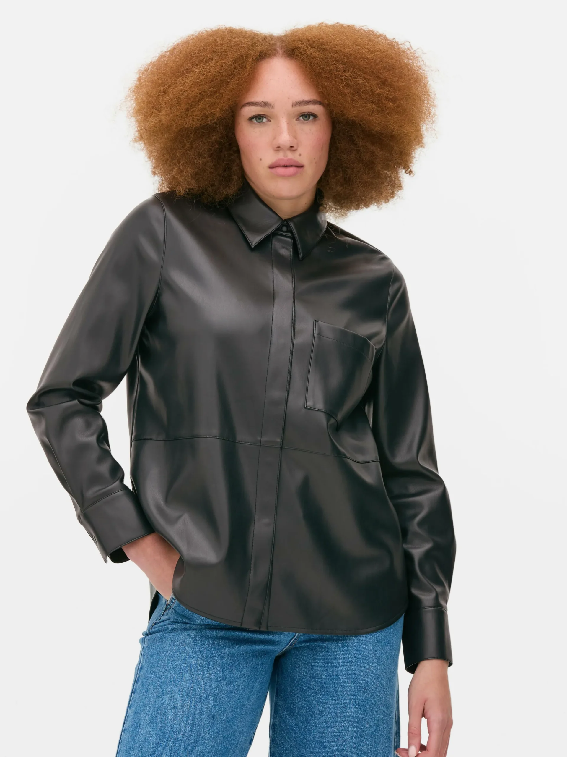 Sobrecamisa De Piel Sintética