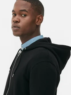 Sudadera Básica Con Capucha Y Cremallera