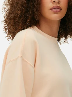 Sudadera Básica De Cuello Redondo