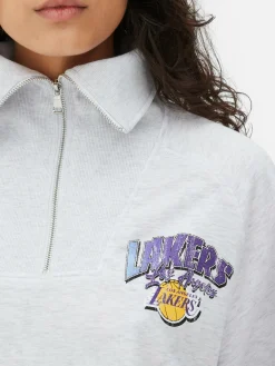 Sudadera Con 1/2 Cremallera De Los Lakers De La NBA