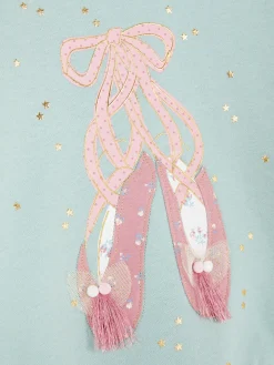 Sudadera Con Aplicación De Zapatillas De Ballet