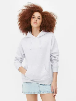 Sudadera Con Capucha Básica Sin Cierre