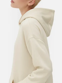 Sudadera Con Capucha Básica Sin Cierre