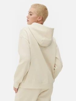 Sudadera Con Capucha Básica Sin Cierre