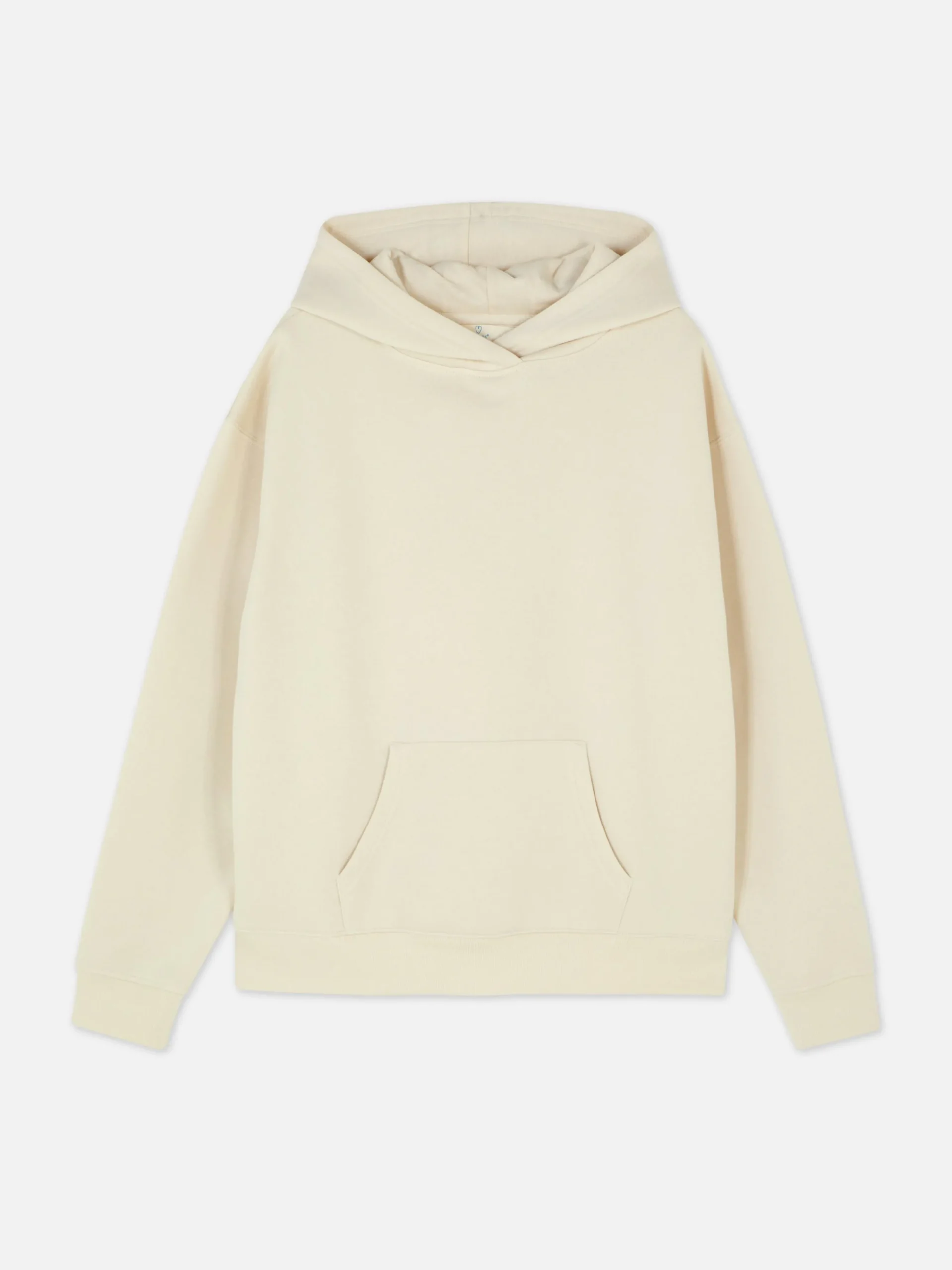 Sudadera Con Capucha Básica Sin Cierre