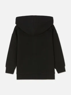 Sudadera Con Capucha, Cremallera Y Textura Para Niño