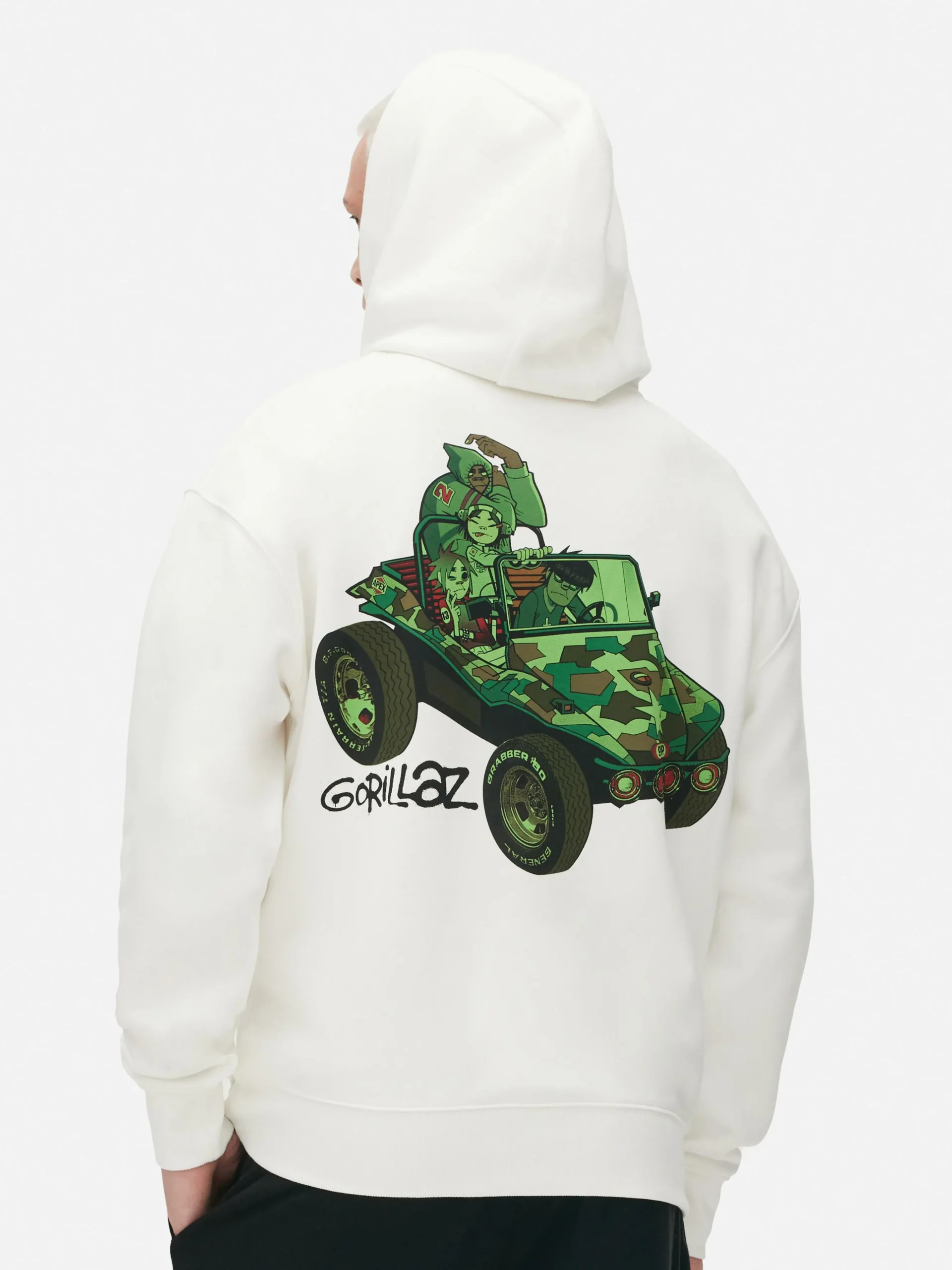 Sudadera Con Capucha De Camuflaje De Gorillaz