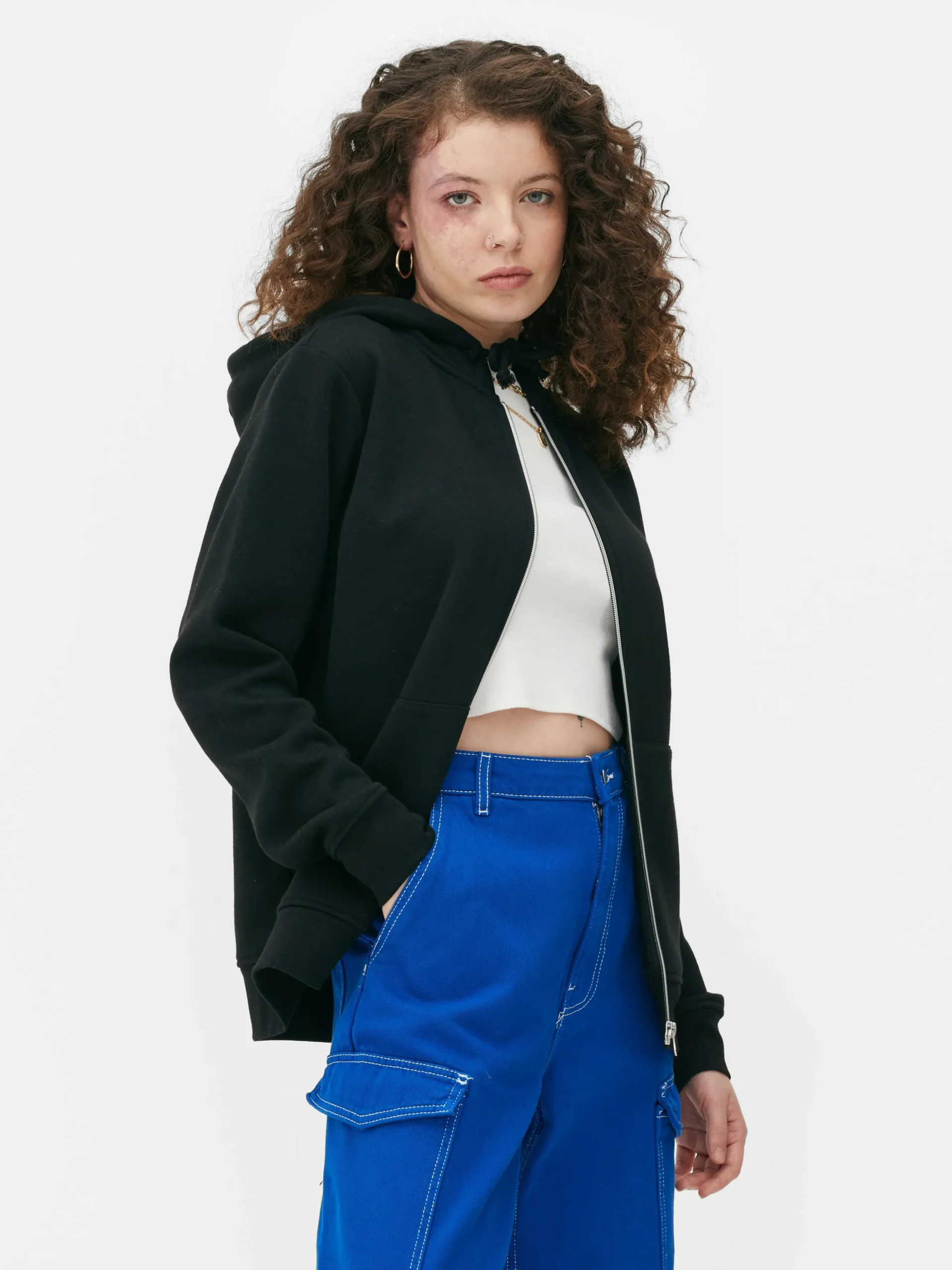 Sudadera Con Capucha Y Cremallera