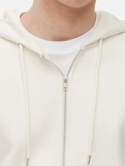 Sudadera Con Capucha Y Cremallera De Manga Larga