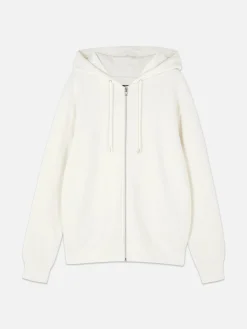 Sudadera Con Capucha Y Cremallera De Manga Larga