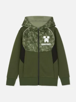Sudadera Con Capucha Y Cremallera De Minecraft