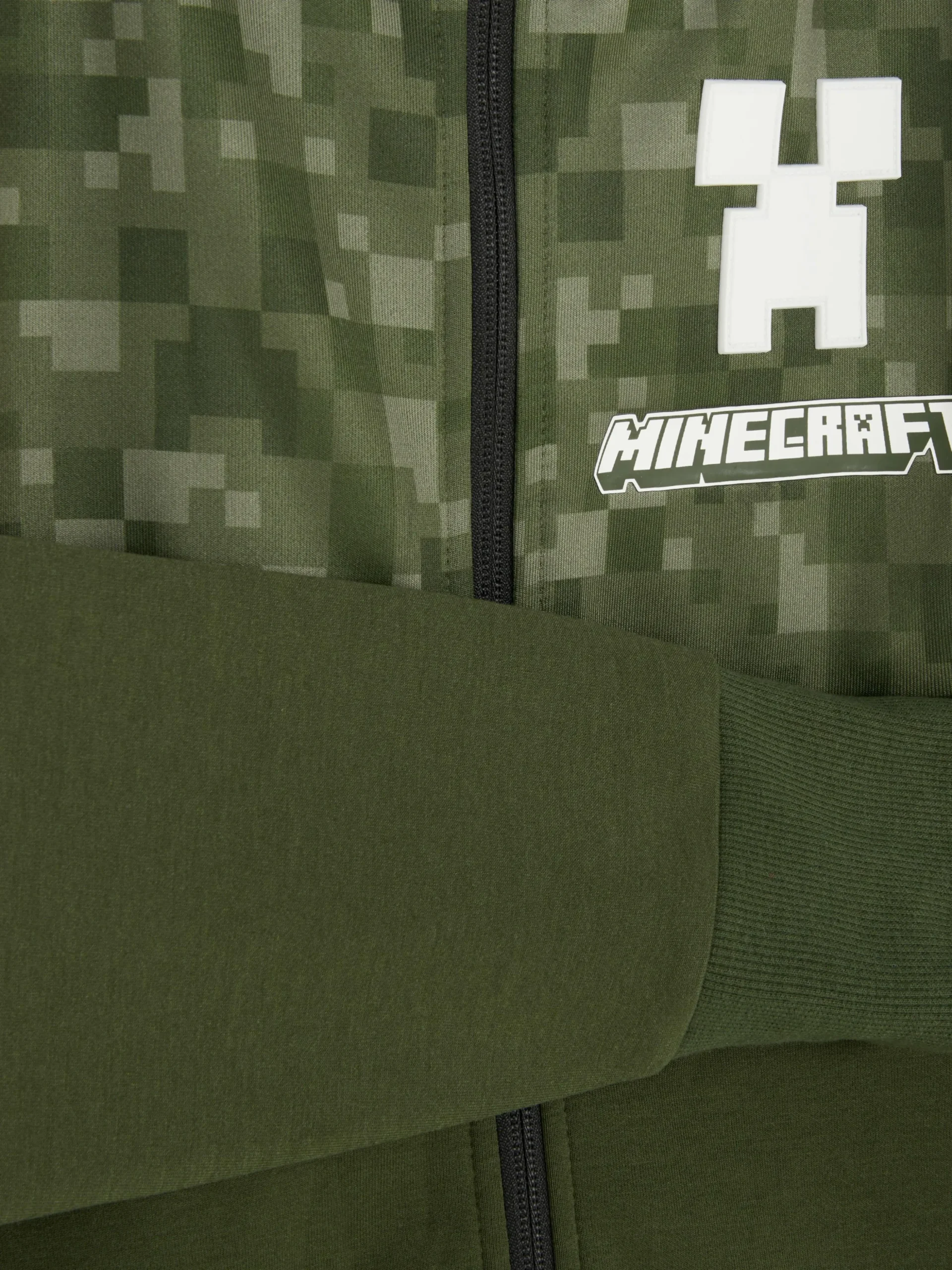 Sudadera Con Capucha Y Cremallera De Minecraft