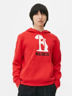 Sudadera Con Capucha Y Estampado «Madrid»