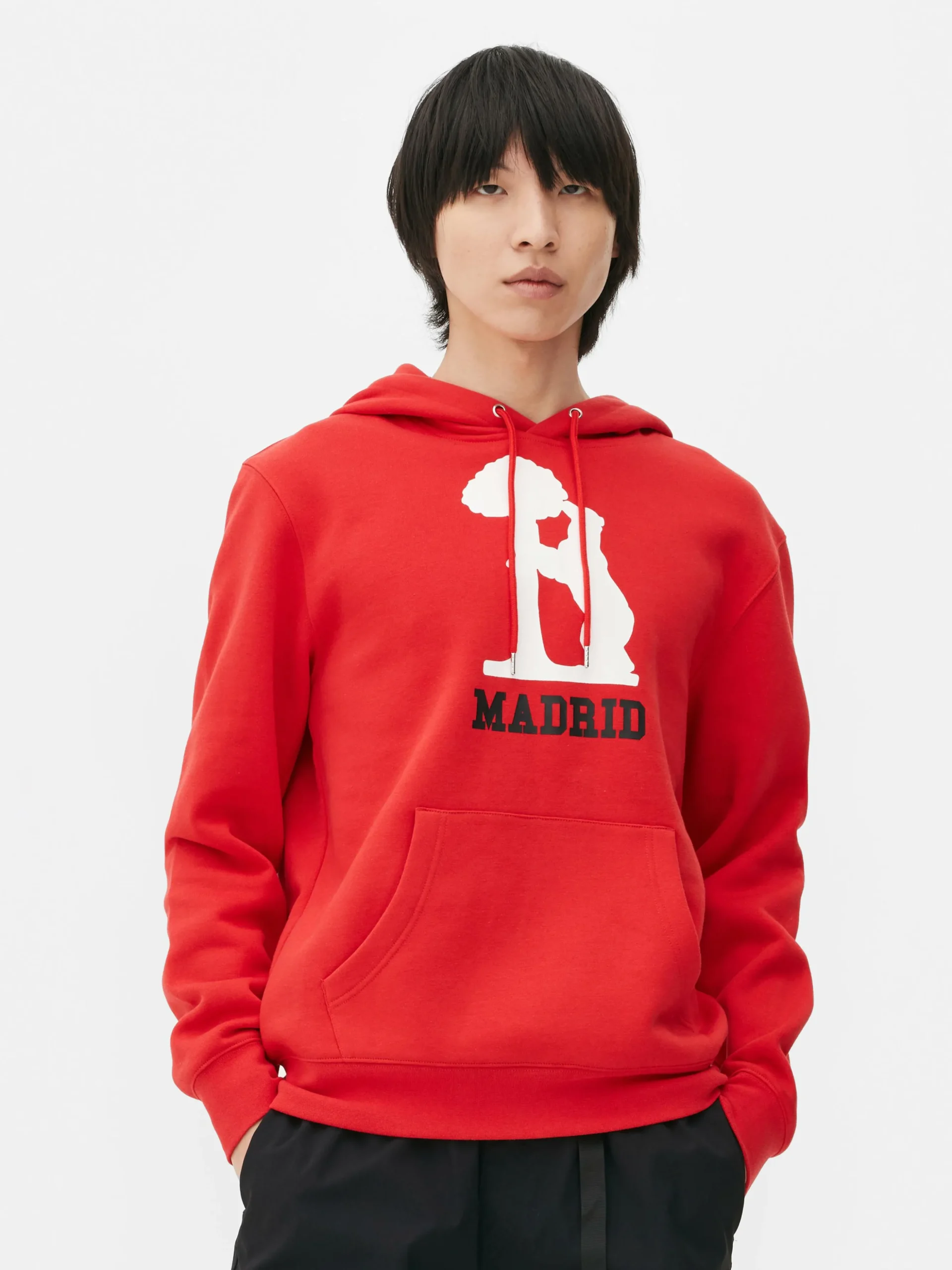 Sudadera Con Capucha Y Estampado «Madrid»