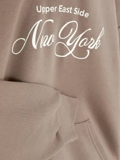 Sudadera Con Capucha Y Estampado Gráfico «New York»