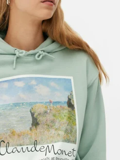Sudadera Con Capucha Y Lámina De Claude Monet
